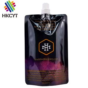 Bolsas de plástico con relleno personalizado, bolsa de líquido transparente con boquilla para cosméticos, 10ML, 20ML, 30ML - Product Image 3