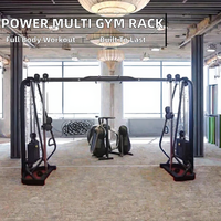 Équipement de fitness commercial de haute qualité, rack multifonction, sélection de charge par broche, machines à câbles croisés réglables