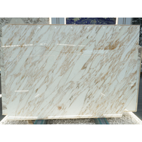SH STONE Calacatta Vagli Or Marbre Italien Naturel Blanc De Luxe Moderne Villa Plancher Mur Dalle De Marbre Poli pour Comptoirs