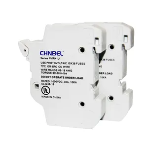 Chnbel 30ka 10X38Mm Zonne-Zekering 1000vdc 10a 15a 32a Zekering Met Pv Zekering Houder