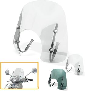 Per <span class=keywords><strong>Vespa</strong></span> accessori moto parabrezza anteriore deflettore vetro 2.5mm di spessore materiale PC per <span class=keywords><strong>Vespa</strong></span> Primavera <span class=keywords><strong>150</strong></span> bianco fumé - Product Image 1