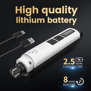 Professioneller 10000 <span class=keywords><strong>RPM</strong></span> Aufladbarer Geräuscharmer Hunde- & Katzen-Nagelschleifer mit LED-Beleuchtung Multifunktionales Design ABS-Material - Product Image 6