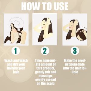 Eelaze-<span class=keywords><strong>Crema</strong></span> para el crecimiento del cabello para hombres y mujeres, tratamiento para la pérdida de cabello, cuidado del cuero cabelludo, aceites de rebrote <span class=keywords><strong>Germinal</strong></span> de jengibre - Product Image 5