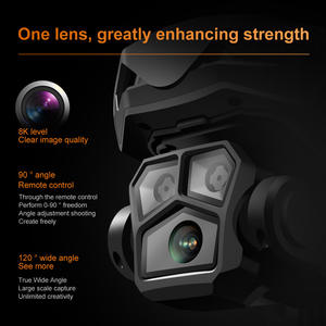 Drone transfrontalier RG601MAX en plastique avec GPS, moteur brushless, évitement d'obstacles, photographie aérienne HD et flux optique quadrirotor - Product Image 3