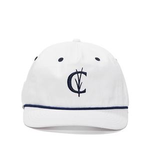 Gorra Personalizada con Logotipo en Cuerda, Visera Ligeramente Curvada, 5 Paneles, Visera Plana, Cierre a Presión, Gorra de Algodón con Bordado - Product Image 2