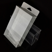 YuXuan Boîte rectangulaire transparente personnalisée pliable en PET recyclé imprimé UV, épaisseur 0,4 mm, avec cintre, pour crème contour des yeux, perruques et outils de maquillage