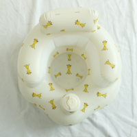 Canapé gonflable en PVC promotionnel, avec pompe à air intégrée, soutien dorsal pour bébé pour s'asseoir