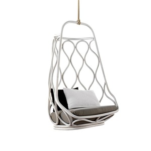 Cesta de Metal colgante moderna <span class=keywords><strong>para</strong></span> interior/exterior, cuna <span class=keywords><strong>para</strong></span> dormitorio, hamaca individual <span class=keywords><strong>para</strong></span> sol - Product Image 3