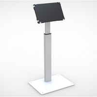 Tablette debout de plancher en alliage d'aluminium de fabricant de source avec le support télescopique de taille de serrure Support réglable en hauteur