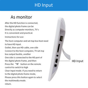 Modern Duvara Monte 17 İnç Dijital Sanat Çerçevesi Elektronik Döngü Ekranı Sanat Galerisi Sergisi İçin - Product Image 5