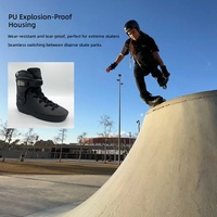 Patins à roulettes Cougar pour hommes et femmes, patins en ligne pour adultes, patins de stunt professionnels à une rangée de roues planaires