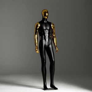 Mannequins d'Étalage Homme Musclés Corps Entier de Luxe avec Visage et Mains Chromés pour Vitrine - Product Image 6