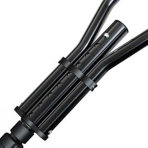 Bastone da Passeggio in Lega di Alluminio Nero, Leggero, Regolabile e Resistente, Disponibile in Tre Misure: Grande, Media e Piccola - Product Image 5