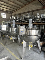 Marmite de cuisson industrielle commerciale de 500 L à double enveloppe pour riz frit, à vendre