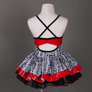 Robe de danse <span class=keywords><strong>jazz</strong></span> latine pour femmes Robe de danse adulte dos nu Costume de danse de salle de bal Tango Costume de danse de scène - Product Image 3