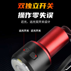 ไฟฉายขนาดเล็ก LED แบบชาร์จไฟได้ ชนิด Type C ตัวเรือนอะลูมิเนียมอัลลอย ซูมได้ ใช้สำหรับงานกลางแจ้ง พวงกุญแจ - Product Image 2