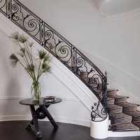 Elegante Maßgefertigte Moderne Eisen-Treppengeländer & Türdesign-Lösungen mit Einfacher Installation und Lackierbarer Oberfläche