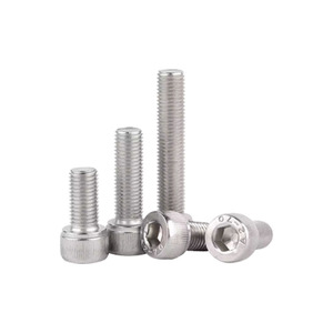 304 Stainless Steel Cylindrical Head Fine Thread Socket Screws M3 M4 M5 M6 M8 Metric Grade 8.8 DIN912-1983 - Product Image 4