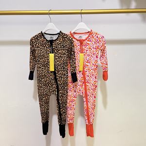 Conjuntos de Pijamas de Bambú y Spandex de Alta Calidad para Bebés, 2 Piezas, Manga Corta y Pantalones, Ropa de Dormir Infantil con Estampado de <span class=keywords><strong>Ganso</strong></span> Silly Goose - Product Image 6