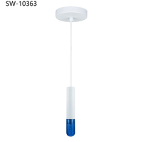 Luminaire suspendu G927 moderne en électroplaté, style rustique, pour table de salle à manger, cuisine, avec corde de suspension
