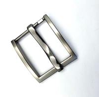 Boucle de ceinture en métal personnalisée de 40 mm avec logo argenté pour homme élégant et femme raffinée