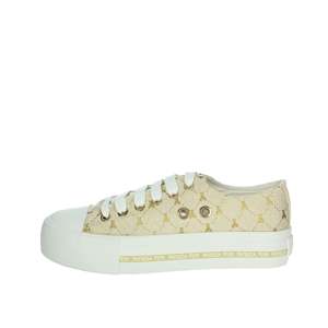 Sneakers Patrizia Pepe per Ragazze, Scarpe Trendy in Tela Dorata - Product Image 1