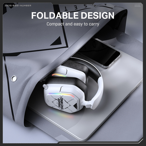 หูฟังไร้สาย <span class=keywords><strong>ONIKUMA</strong></span> GT883 <span class=keywords><strong>USB</strong></span> V5.4 แบบ 4 โหมด เชื่อมต่อแบบมีสาย 2.4GHz และ Type-C สำหรับเกมเมอร์ พร้อมระบบตัดเสียงรบกวนและไมโครโฟน - Product Image 4