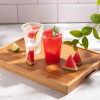 Lot de 2500 gobelets jetables en plastique transparent durable de 7 oz pour pique-nique, voyage, Halloween, Noël, fêtes et événements