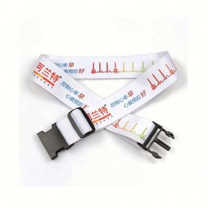 Correa de Equipaje Profesional Ajustable de 50 mm de Ancho, Impresa por Sublimación en Poliéster, con Hebilla de Liberación Personalizada para Maleta - Product Image 4