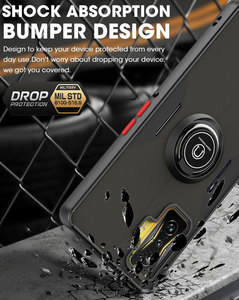 Pour Xiaomi <span class=keywords><strong>Poco</strong></span> F4 Gt coque de téléphone rigide PC couverture arrière support d'anneau de doigt pour Redmi K50 Gaming 6.67 pouces coque antichoc - Product Image 4