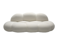 Canapé sectionnel en tissu polaire au design moderne, vente en gros d'usine, pour salon, hall d'hôtel, villa, salon de beauté