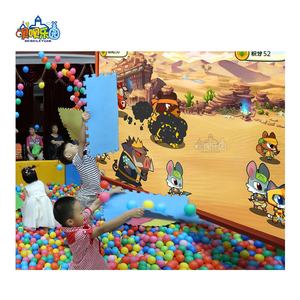 Aire de <span class=keywords><strong>jeux</strong></span> intérieure pour enfants, équipement de jeu interactif avec projecteur mural - Product Image 5