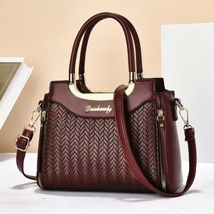 Bolsos de mano para mujer al por mayor, de piel sintética con patchwork, estilo nuevo, bolsos de señora - Product Image 5