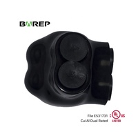 Conector de Cable Aislado Multirama BAREP con Certificación UL CU9AL 1/0-14 AWG 600V para Cableado de Cobre y Aluminio en Paneles Eléctricos de EE. UU.