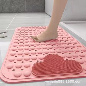 Alfombrilla de Baño Antideslizante de TPE con Orificios de Drenaje, Ventosas, Lavable a Máquina, Diseño Moderno, Alfombrilla de Ducha, <span class=keywords><strong>Masaje</strong></span> de Pies, Alfombrilla de Bañera - Product Image 6