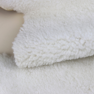 Enuine-pelo corto y suave de piel de oveja natural, Cozy surly shearling para el cuello de revestimiento, 100% - Product Image 1