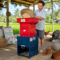 Machinerie de traitement des céréales 220V 1800W, broyeur portable pour la maison et la cuisine, facile à nettoyer, petit broyeur de céréales sèches et d'herbes médicinales