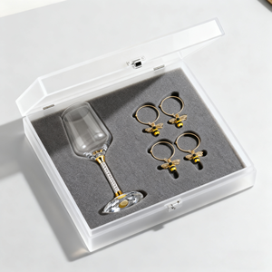 Bicchieri da vino senza piombo calice creativo unico stelo d'oro bicchieri di vino rosso <span class=keywords><strong>con</strong></span> fascino del vino bicchieri da bere - Product Image 5