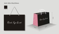 Bolsa de papel de compras personalizada biodegradable reciclable Embalaje Regalo de lujo Nombre de tienda personalizada Idea Bolsas para negocios minoristas