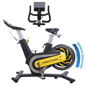 <span class=keywords><strong>Bicicleta</strong></span> magnética inteligente de uso doméstico de alta calidad, volante de 6kg, para interiores, Unisex, para entrenamiento cardiovascular, Fitness, bicicletas de spinning a la venta - Product Image 2