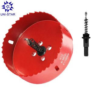 60mm bis 200mm Bimetall-Lochs äge mit Dorn HSS M42 Loch bohr schneider für Holz Aluminium Kunststoff Eisen - Product Image 1