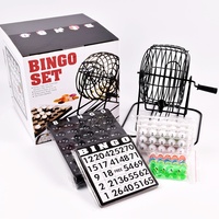 Fabricant-Fourniture 75 Balls Bingo Prize Machine Handheld Plastic Bingo Drinking Game Set