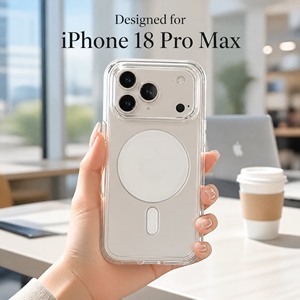 Funda Magnética Transparente Personalizada <span class=keywords><strong>de</strong></span> 2.0mm para <span class=keywords><strong>iPhone</strong></span> 18 Pro Max, Anti-Amarilleo, Oficial 1:1, Resistente a Impactos, Venta al Por Mayor en EE. UU. - Product Image 1