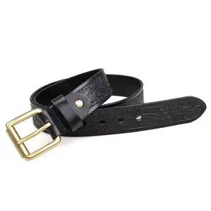 J.M.D leather fashion luxury custom logo alloy buckles with belt designer buyers wholesale belt for men