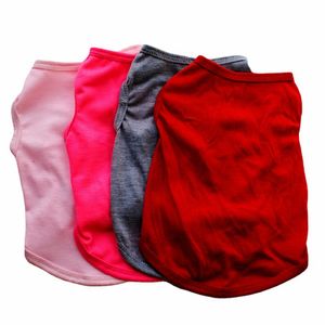 قميص صيفي ملون للكلاب مصنوع من البوليستر 100٪ بتصميم فاخر وفارغ - Product Image 4
