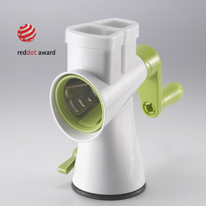 Râpe à tambour rotative manuelle portable, trancheuse et hachoir à légumes multifonctionnel, outil de cuisine facile à nettoyer - Product Image 3