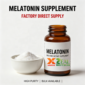 Mélatonine CAS 73-31-4 |   Complément alimentaire de haute pureté pour le sommeil, régule le rythme circadien, aliment santé personnalisé ZEAL - Product Image 1