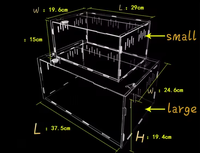 Terrarium pour reptiles en acrylique transparent - Durable pour la reproduction des reptiles
