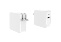 Cargador Rápido de 45W con Puerto A y Puerto C para Teléfono Móvil/Pequeños Electrodomésticos, LED, Enchufe EU/US