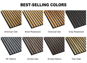 ديكور ثلاثي الأبعاد ، مع تصنيف مقاوم للحريق ، تصميم داخلي بتشطيب بلوط أسود طبيعي - Product Image 3